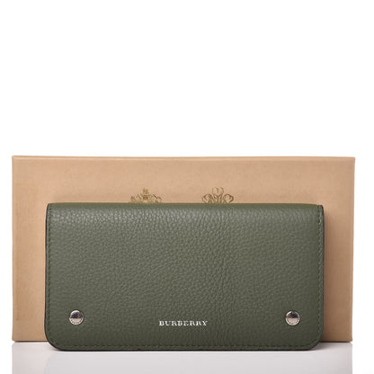 Burberry Calfskin Phone Wallet Sage Green 10 of 10
