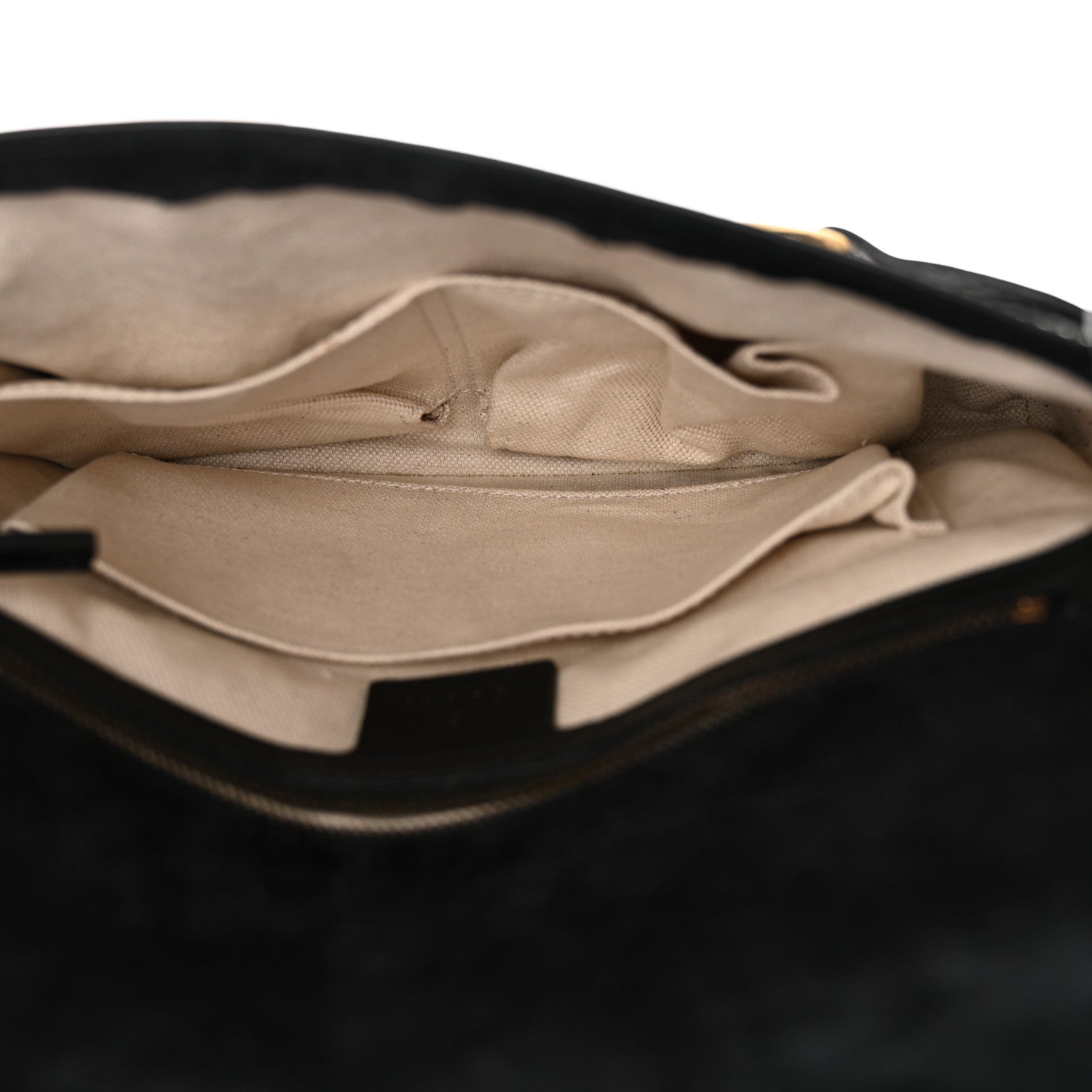 Gucci Patent Large Bright Bit Shoulder Bag Black 5 of 13