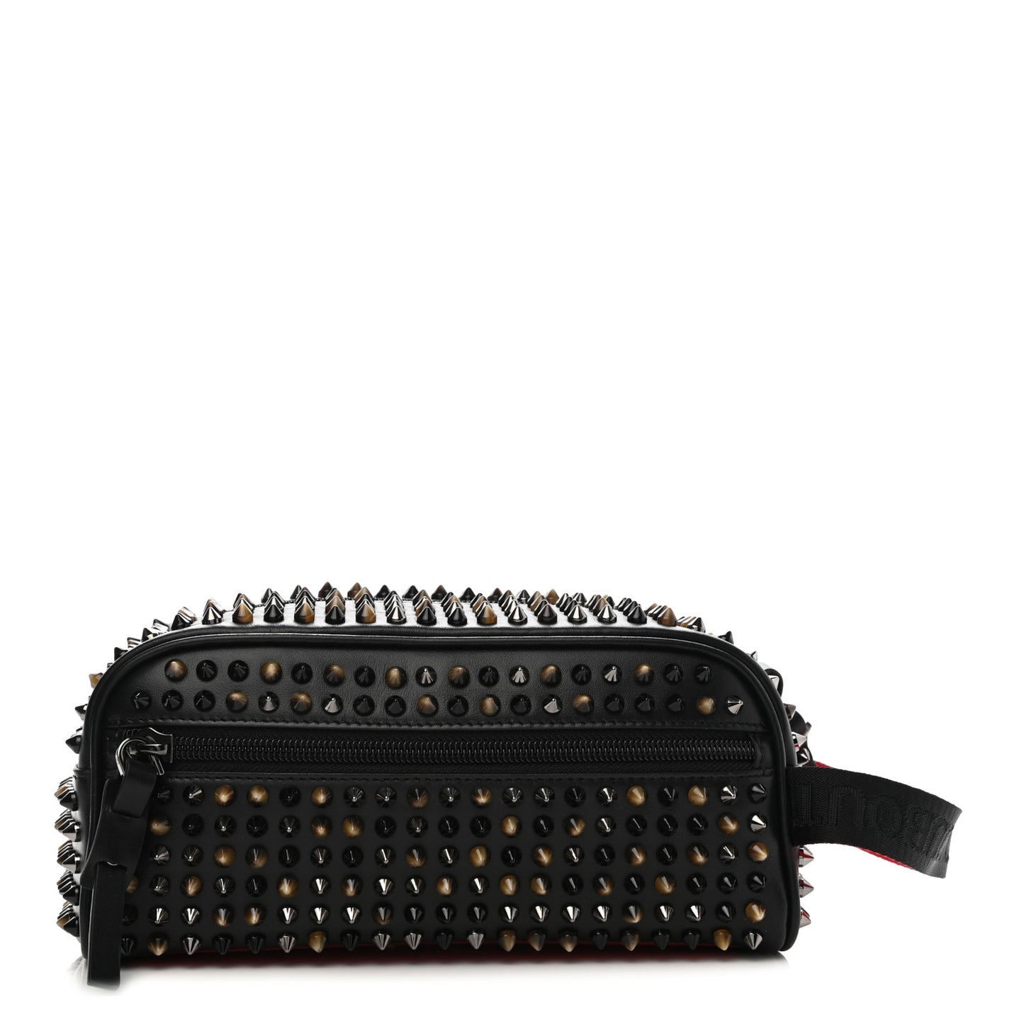 Calfskin Spikes Mens Blaster Toiletry Bag Black
