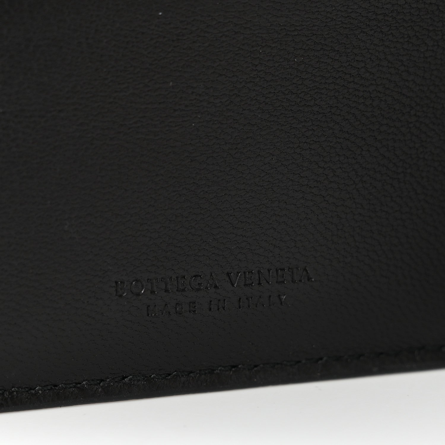 Bottega Veneta Intrecciato Bi-Fold Money Clip Wallet Black 6 of 8