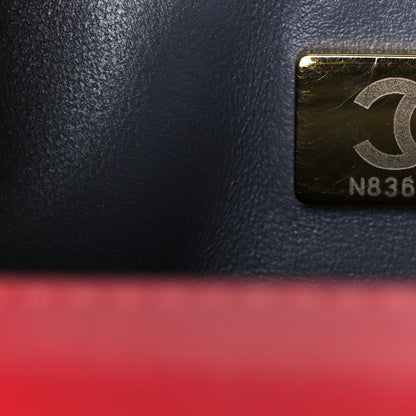 Chanel Tweed Quilted Mini Rectangular Flap Red 8 of 11