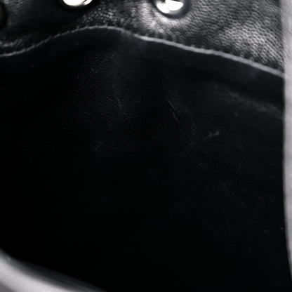 Chanel Metallic Caviar Quilted Filigree Backpack Dark Silver 10 of 11