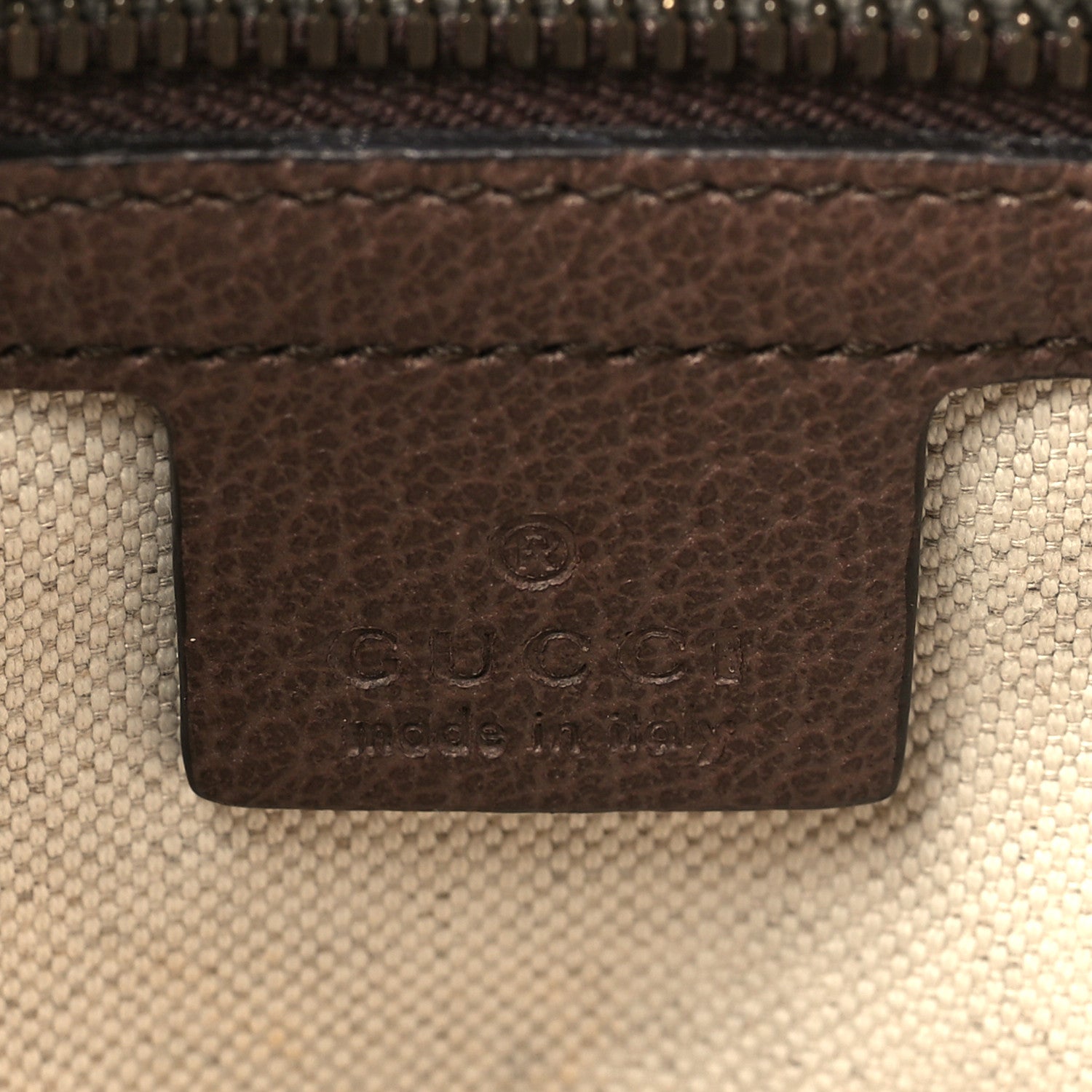 Gucci GG Supreme Monogram Web Small Ophidia Half Moon Hobo Brown 5 of 9