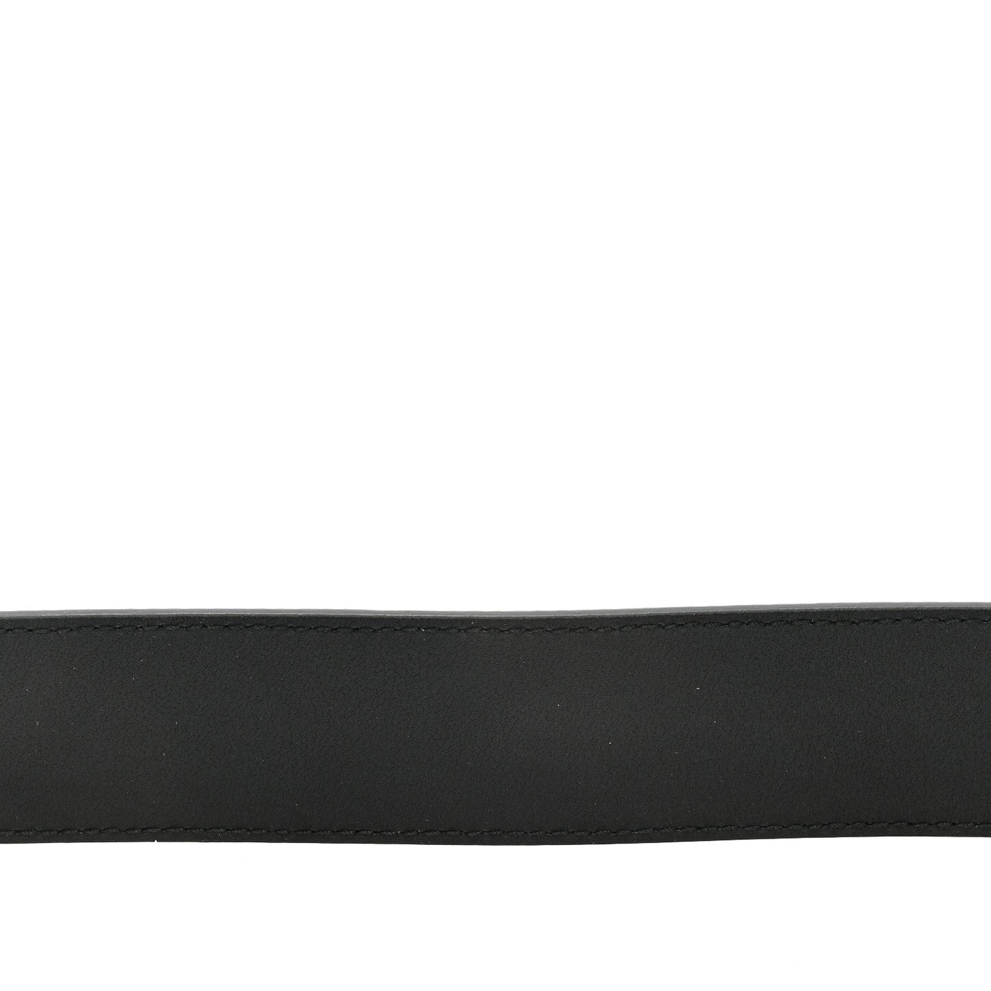 GG Supreme Monogram Selleria Calfskin Interlocking G 40mm Belt 80 32 Black Grey