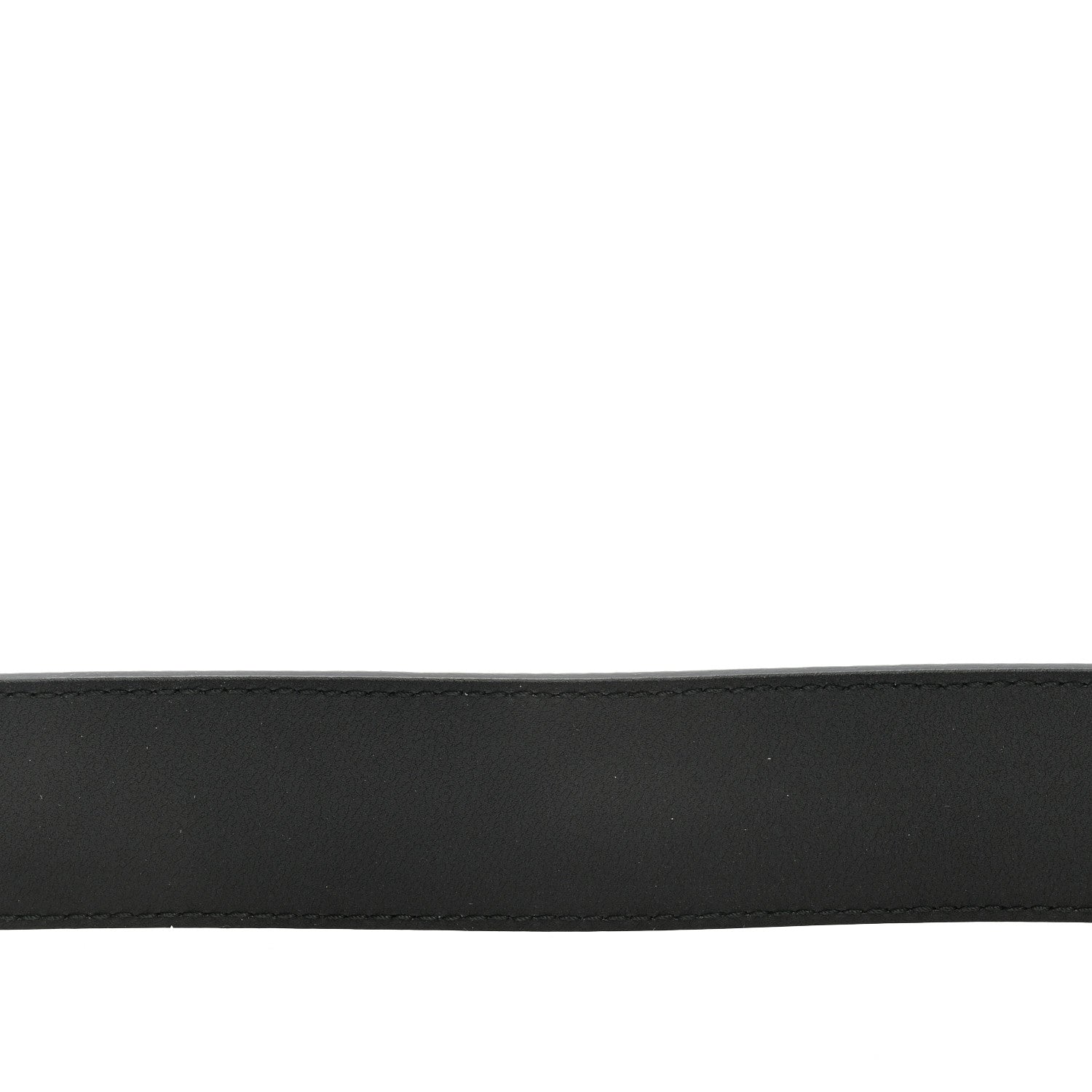 Gucci GG Supreme Monogram Selleria Calfskin Interlocking G 40mm Belt 80 32 Black Grey 4 of 4