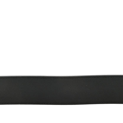 Gucci GG Supreme Monogram Selleria Calfskin Interlocking G 40mm Belt 80 32 Black Grey 4 of 4