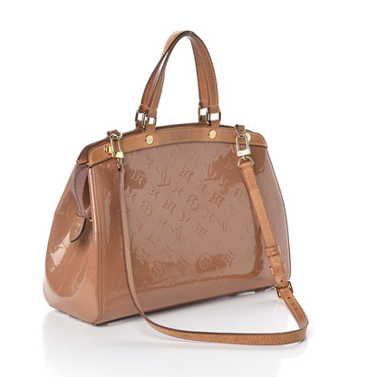 Louis Vuitton Vernis Brea MM Rose Velours 3 of 11
