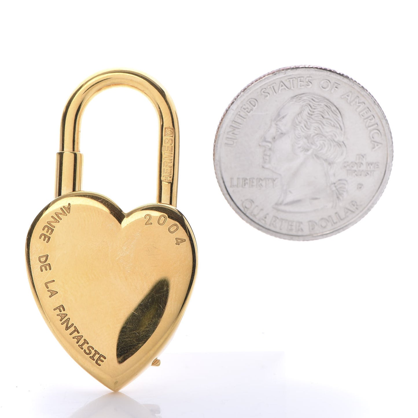 Annee De La Fantaisie Heart Cadena Lock Gold