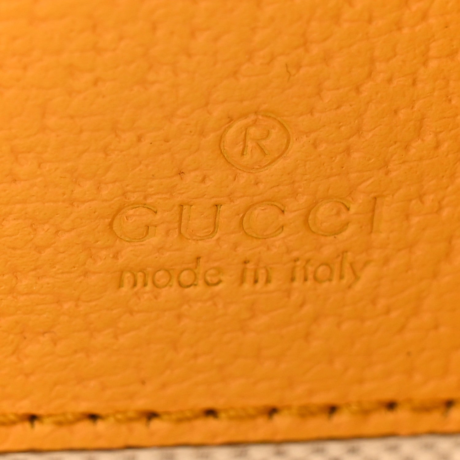 Gucci GG Supreme Monogram Neo Vintage Zip Wristlet Pouch Beige New Acero Crop 6 of 10
