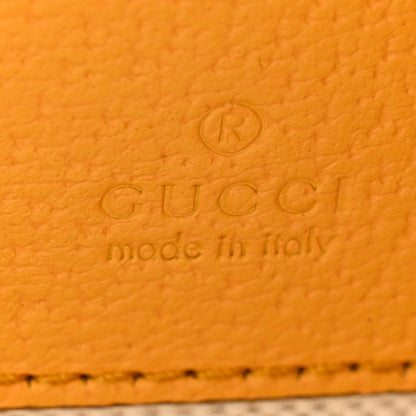Gucci GG Supreme Monogram Neo Vintage Zip Wristlet Pouch Beige New Acero Crop 6 of 10