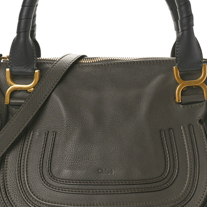 Chloe Calfskin Medium Marcie Satchel Anchor Grey 8 of 10