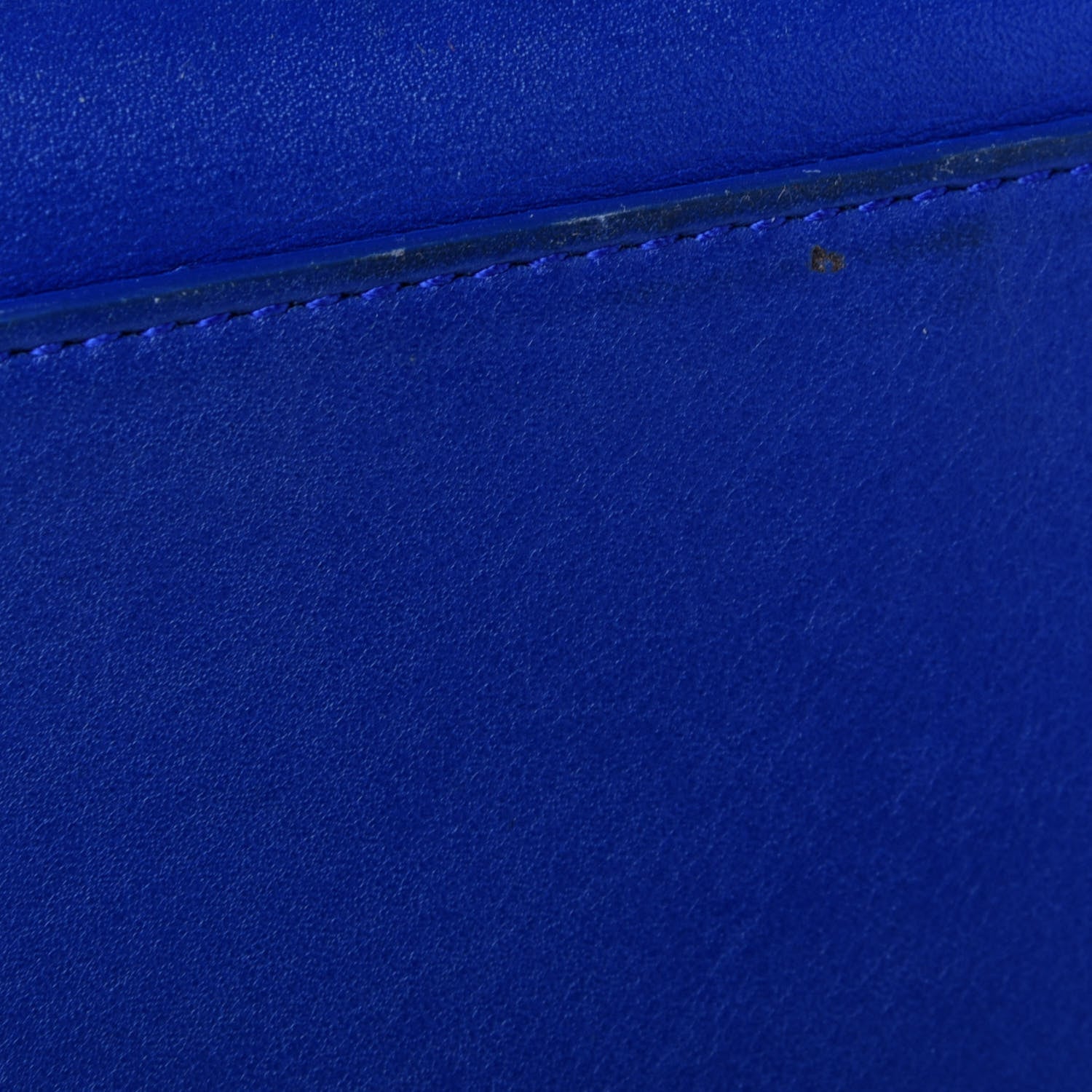 Saint Laurent Smooth Calfskin Small Monogram Cabas Blue Majorelle 21 of 30