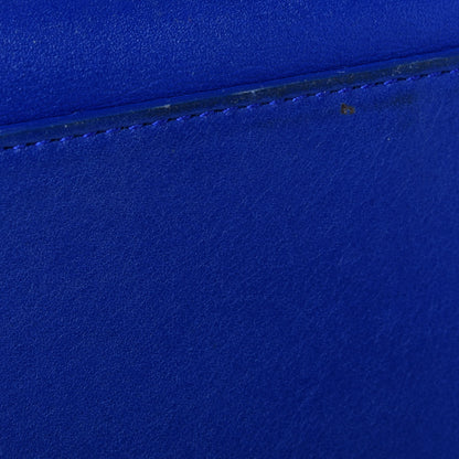 Saint Laurent Smooth Calfskin Small Monogram Cabas Blue Majorelle 21 of 30