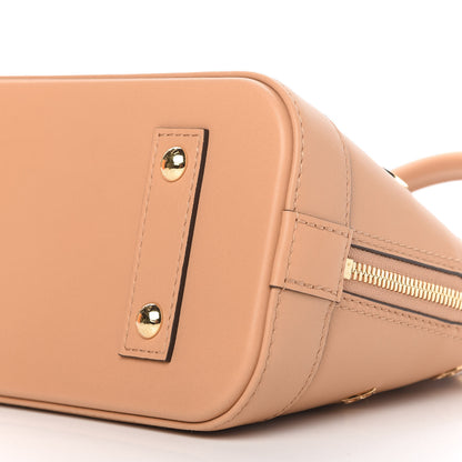 Louis Vuitton Calfskin Metal Monogram Alma BB Camel Brown 7 of 10