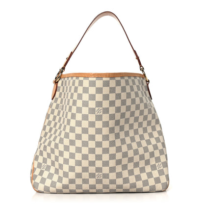 Louis Vuitton Damier Azur Delightful MM Pink 1 of 8