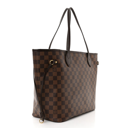 Louis Vuitton Damier Ebene Neo Neverfull MM Rose Ballerine 3 of 11