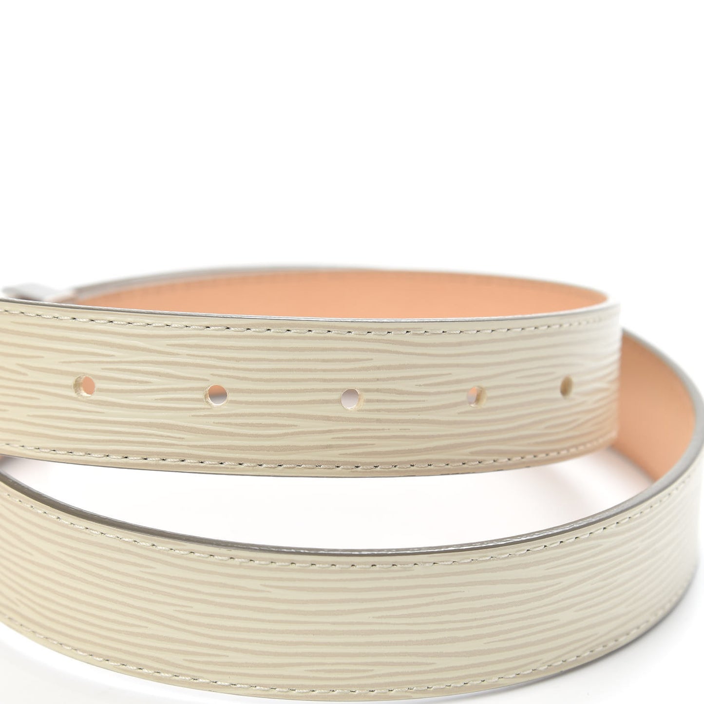 Epi 30mm LV Initiales Belt 80 32 Ivory