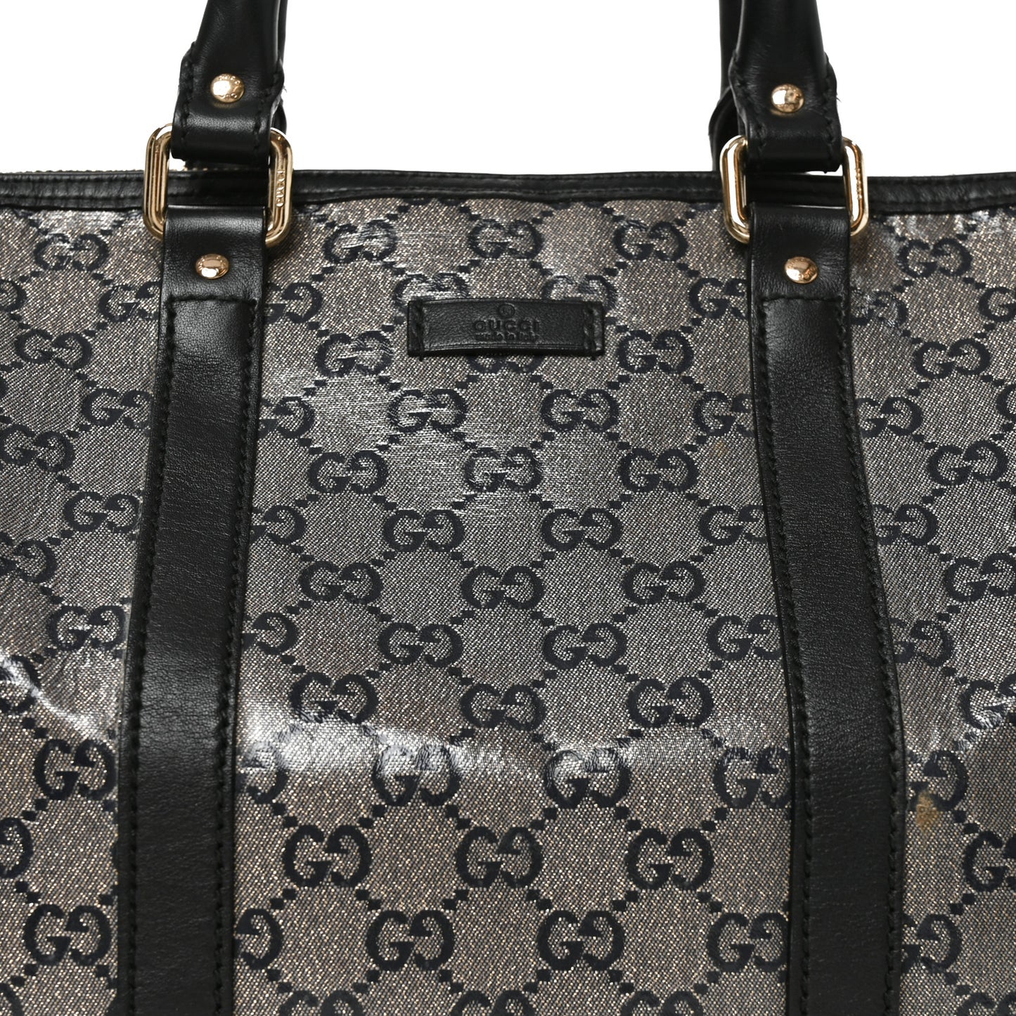 Crystal Monogram Medium Joy Boston Black