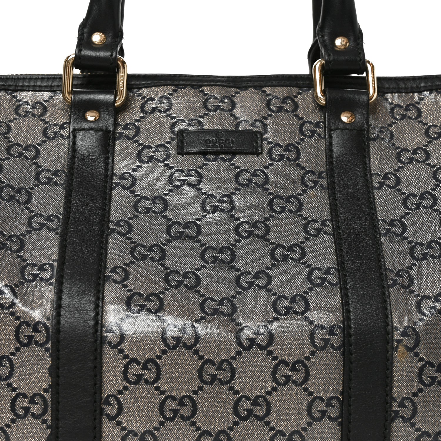 Gucci Crystal Monogram Medium Joy Boston Black 8 of 10