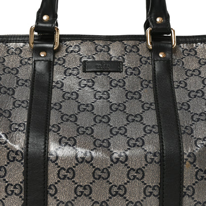 Gucci Crystal Monogram Medium Joy Boston Black 8 of 10