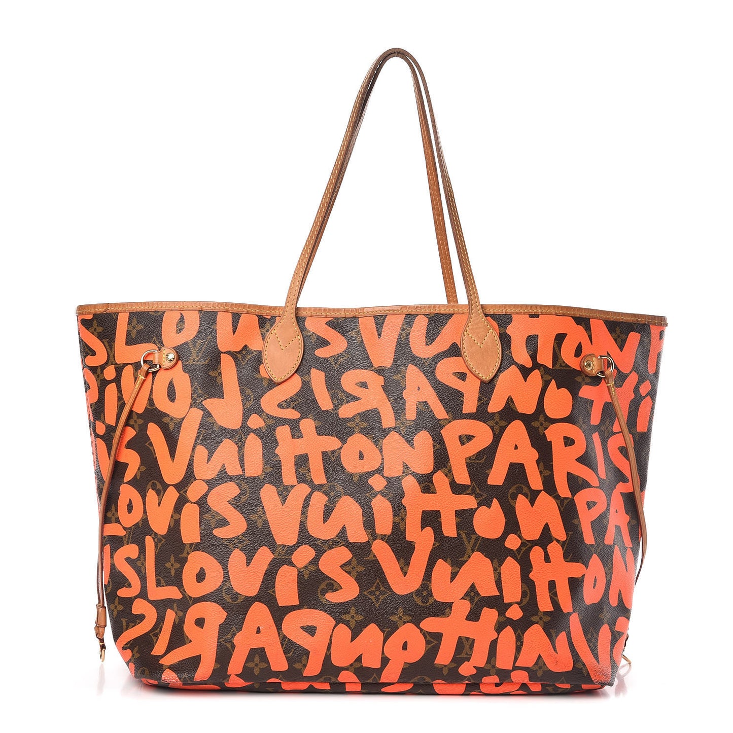 Monogram Graffiti Neverfull GM Orange