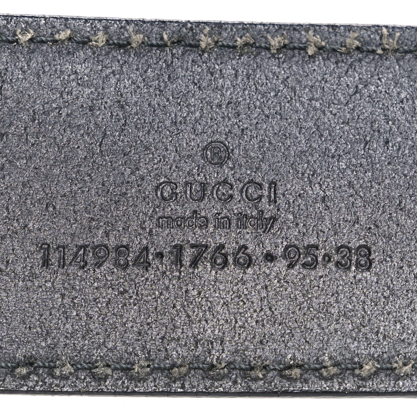Calfskin Interlocking G 95 38 Belt Black