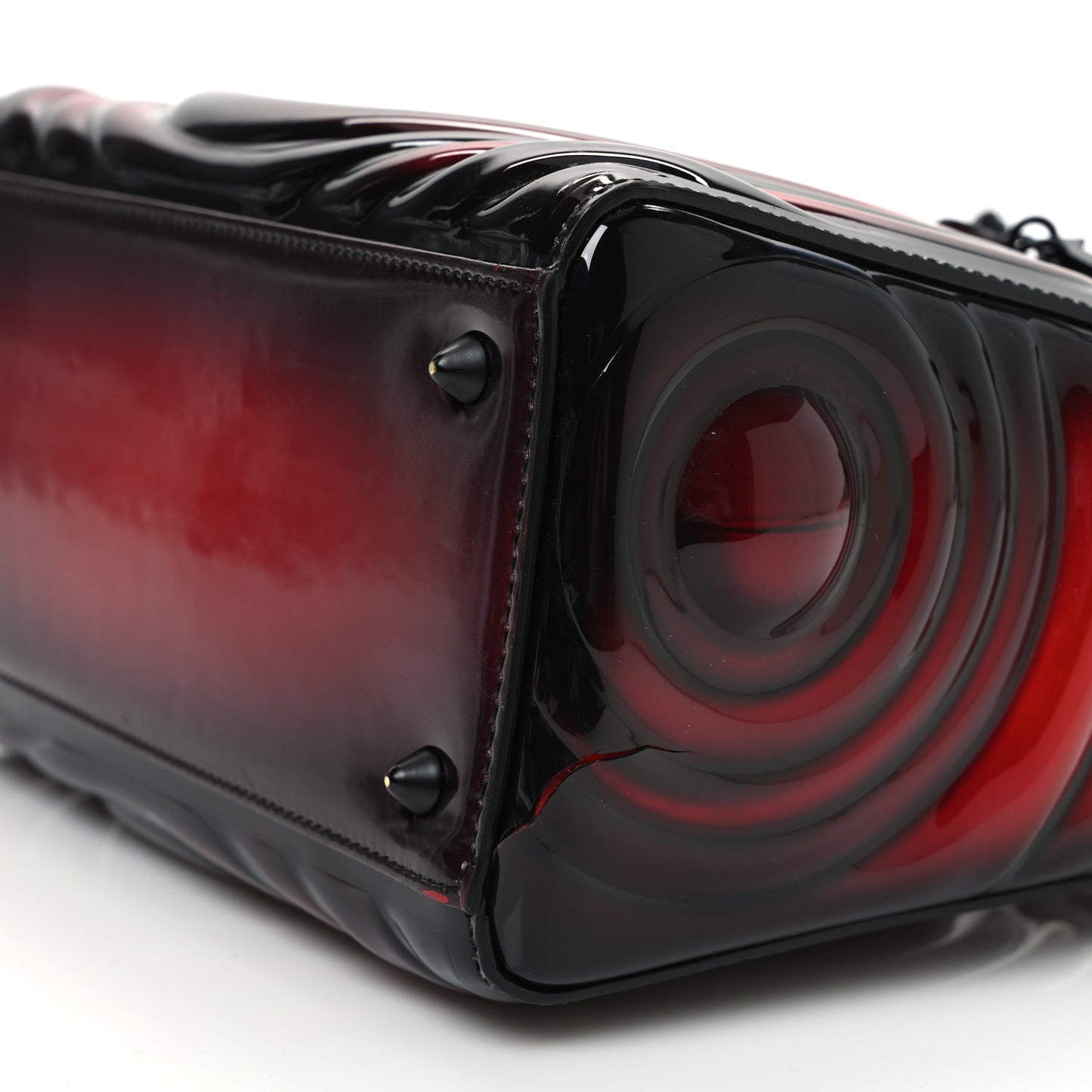 Ultra Matte Calfskin PVC Medium Kohei Nawa Lady Art Red