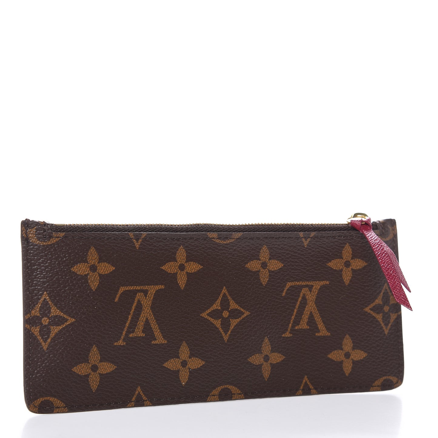 Monogram Josephine Wallet Zippered Insert Fuchsia