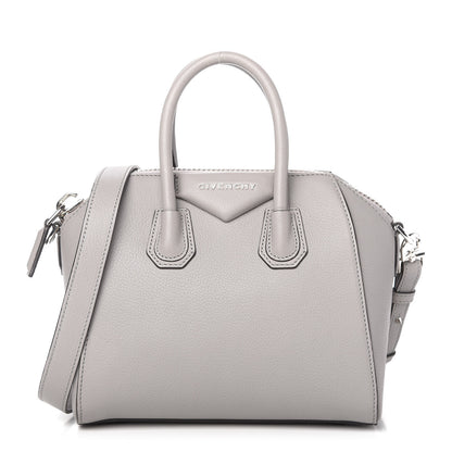 Givenchy Sugar Goatskin Mini Antigona Pearl Grey 1 of 10