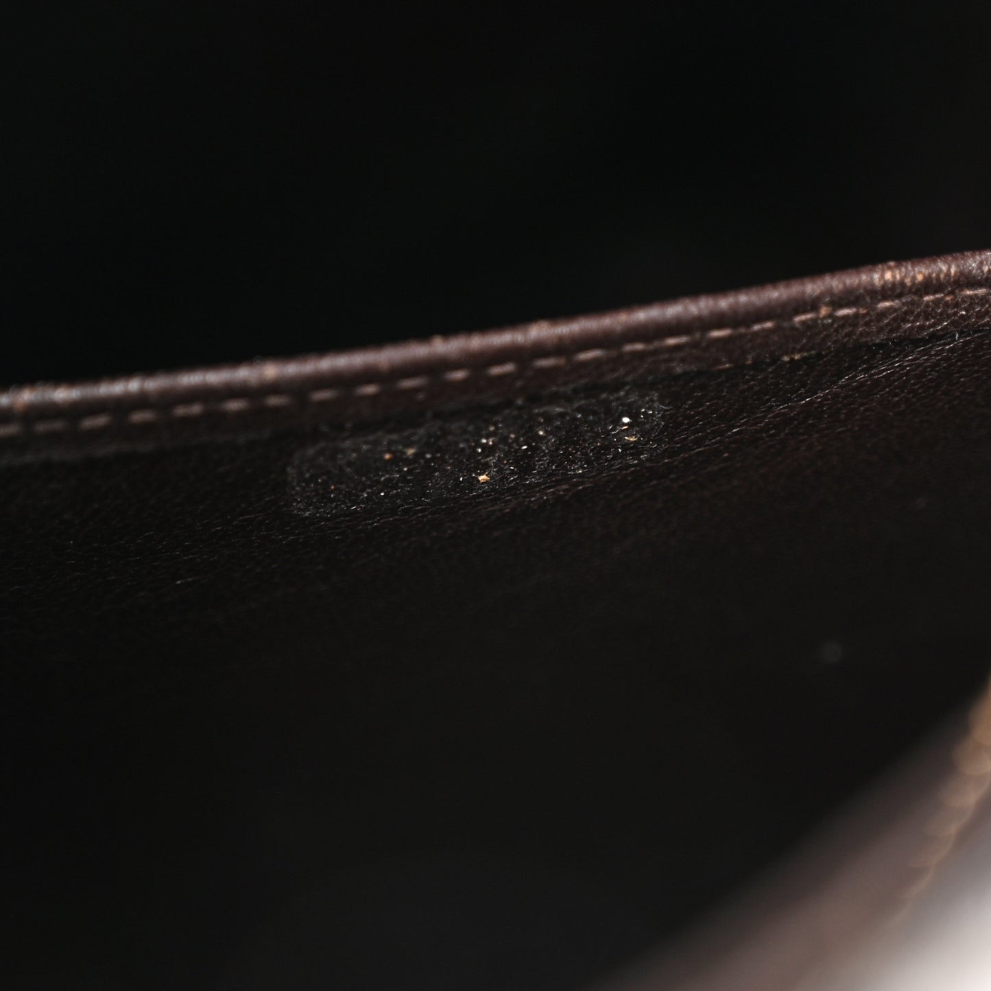 Caviar Quilted Medallion Tote Dark Brown