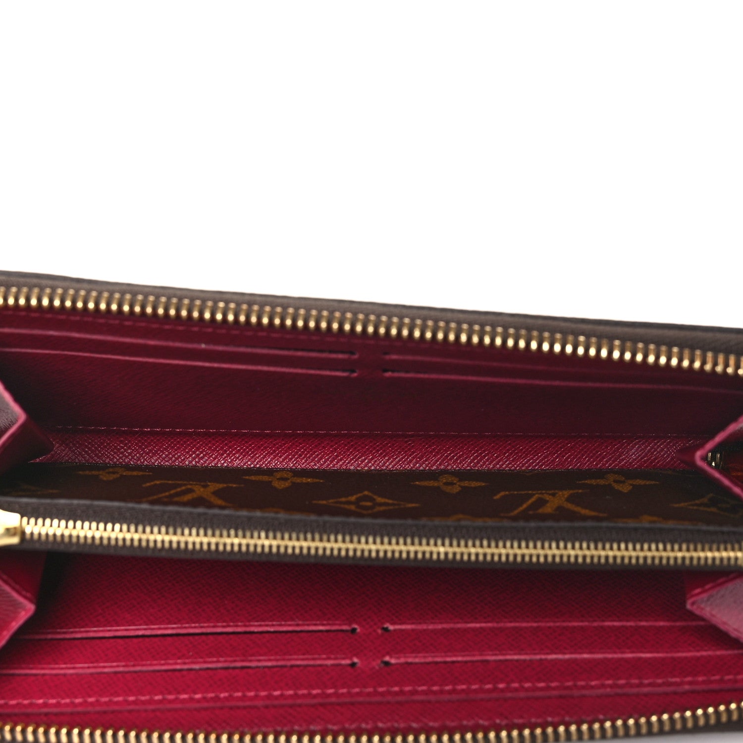 Louis Vuitton Monogram Clemence Wallet Fuchsia 5 of 8