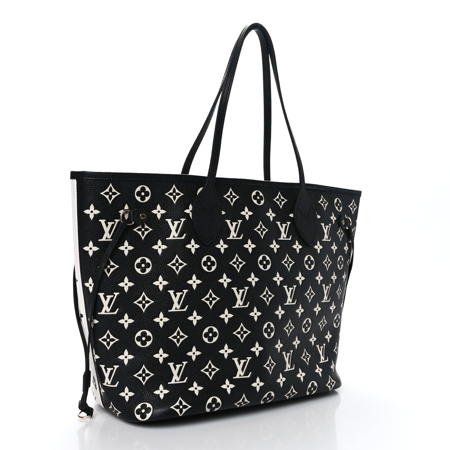 Louis Vuitton Empreinte Spring In The City Neverfull MM Black White Pink 4 of 9
