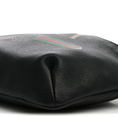 Gucci Grained Calfskin Logo Belt Bag Black 9 of 9