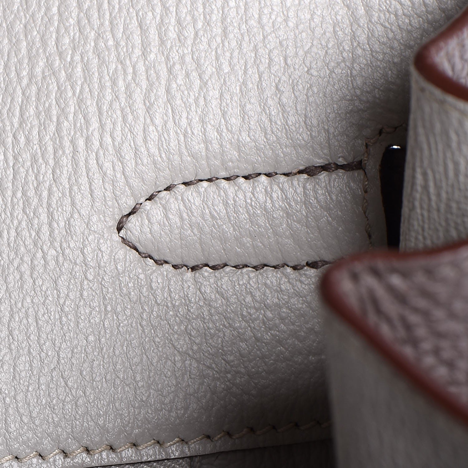 Hermes Togo Horeshoe Birkin 35 Etain Gris Perle 27 of 37