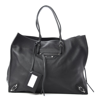 Balenciaga Supple Calfskin Papier A4 Zip Around Tote Black 1 of 8