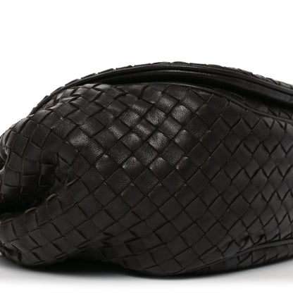 Bottega Veneta Nappa Intrecciato Messenger Bag Ebano 10 of 11
