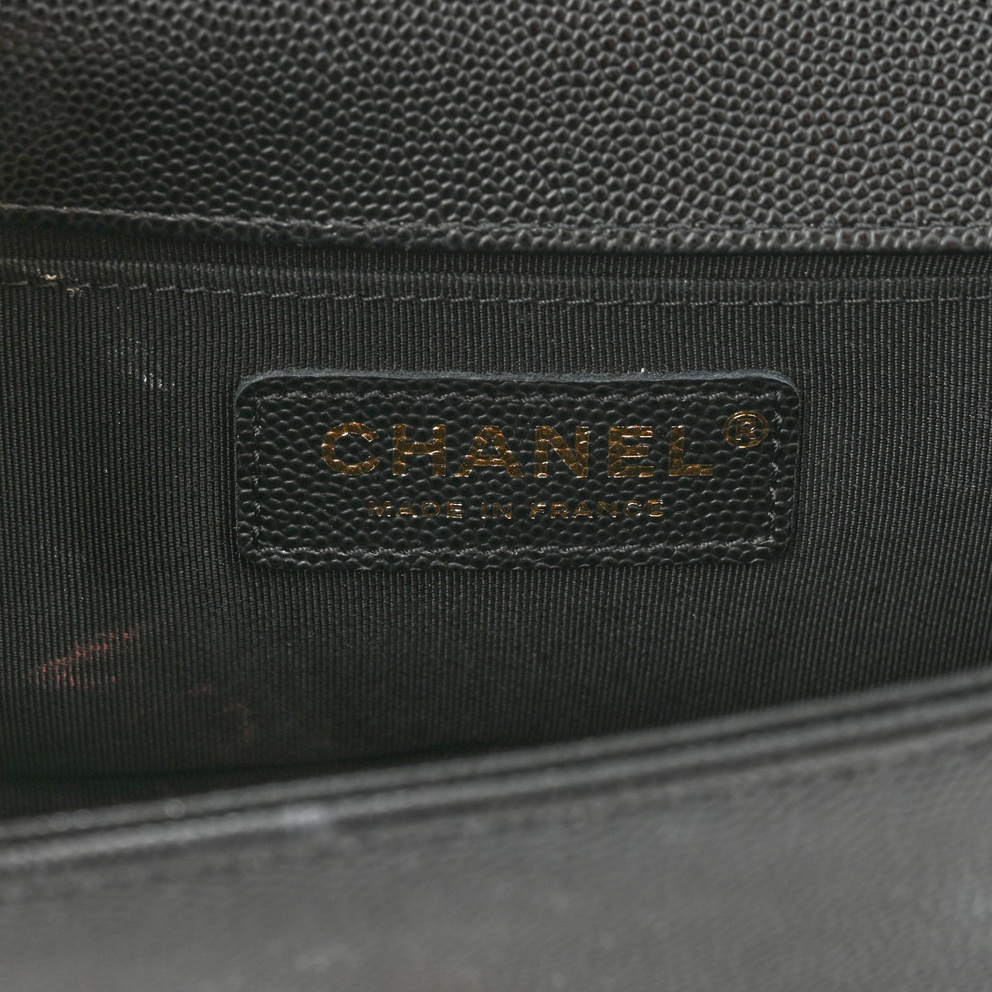 Caviar Quilted Small Boy Flap Black