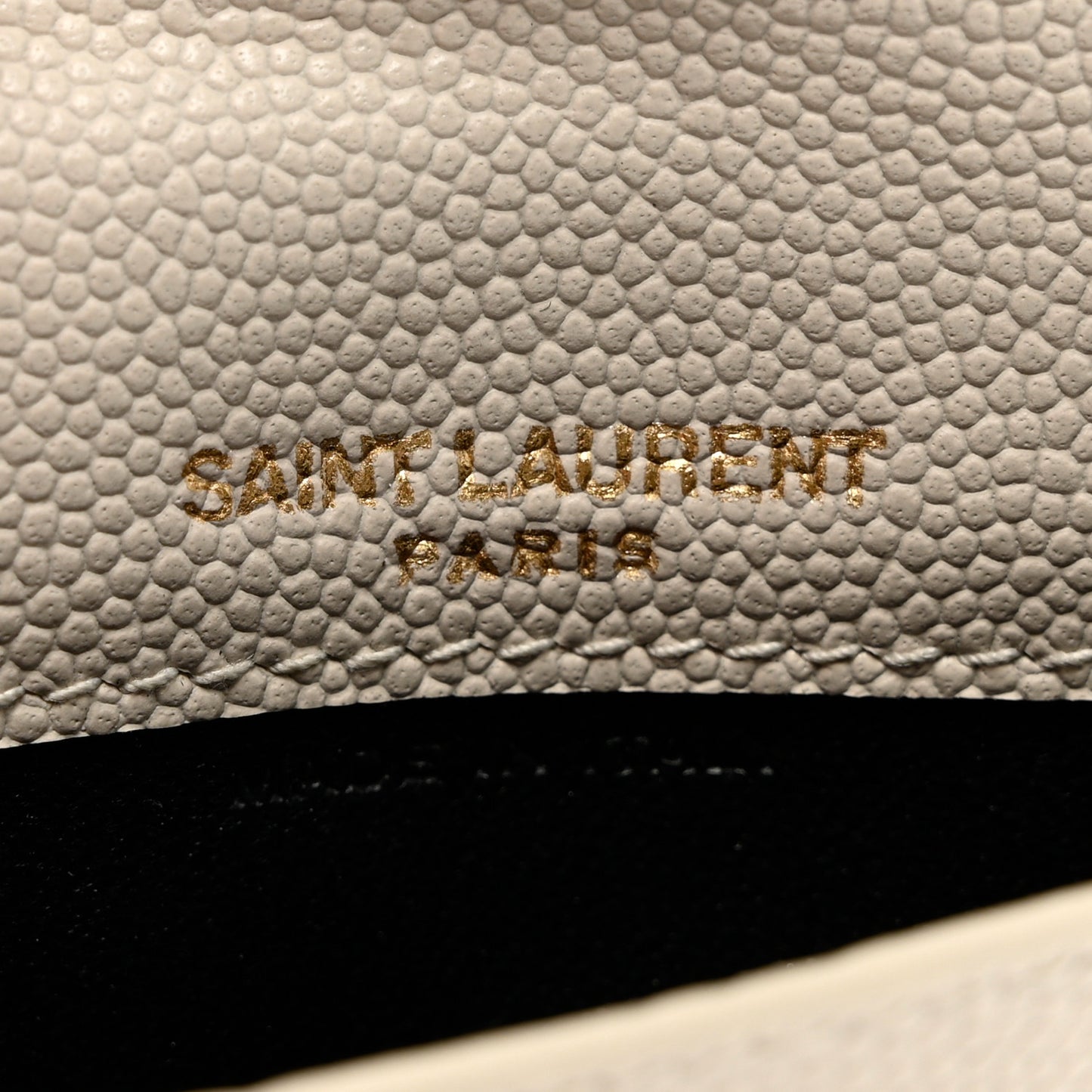 Grain De Poudre Uptown Monogram Card Case Blanc Vintage