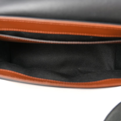 Burberry Calfskin Giant Check E-Canvas Note Crossbody Bag Dark Birch Brown 5 of 10