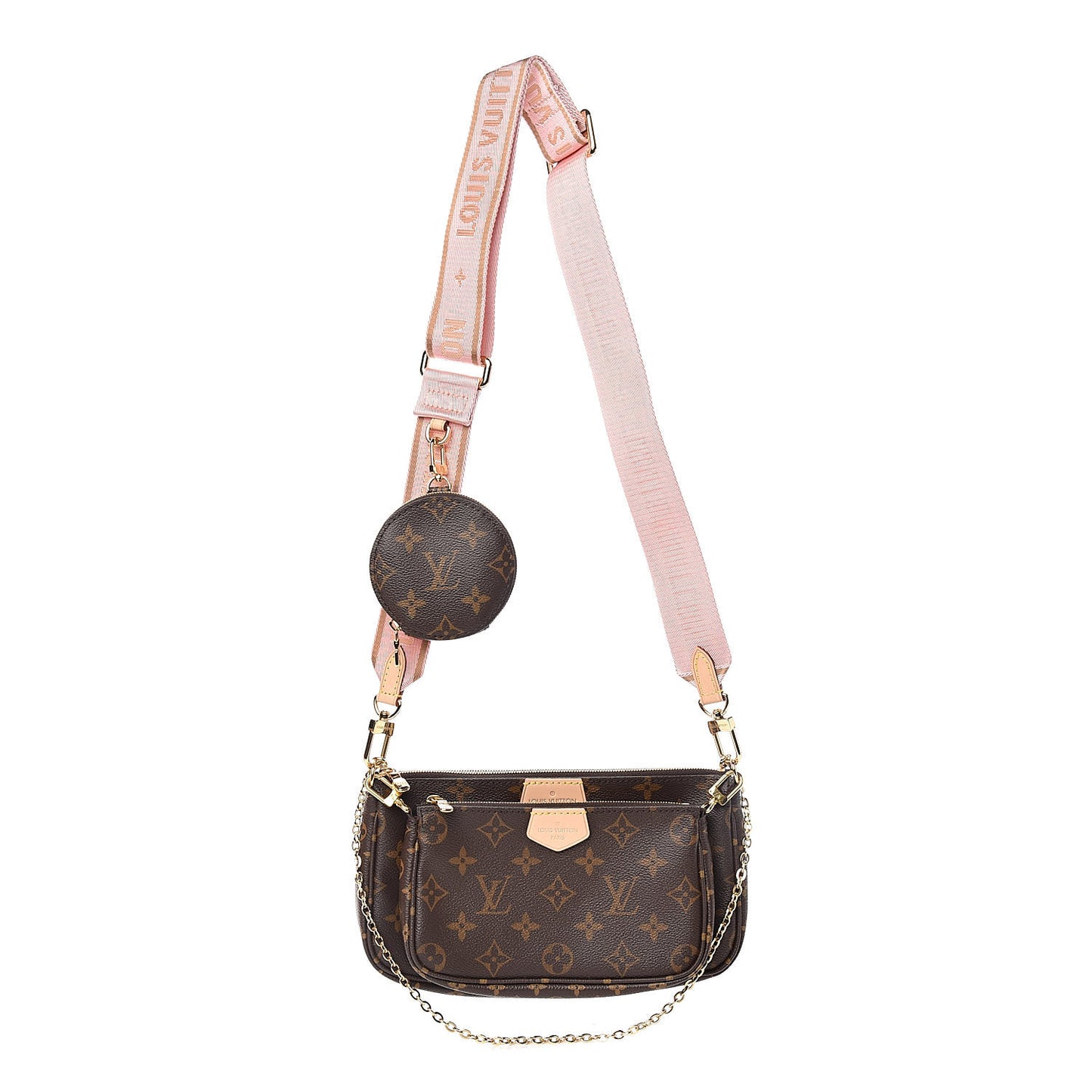 Monogram Multi Pochette Accessories Rose Clair