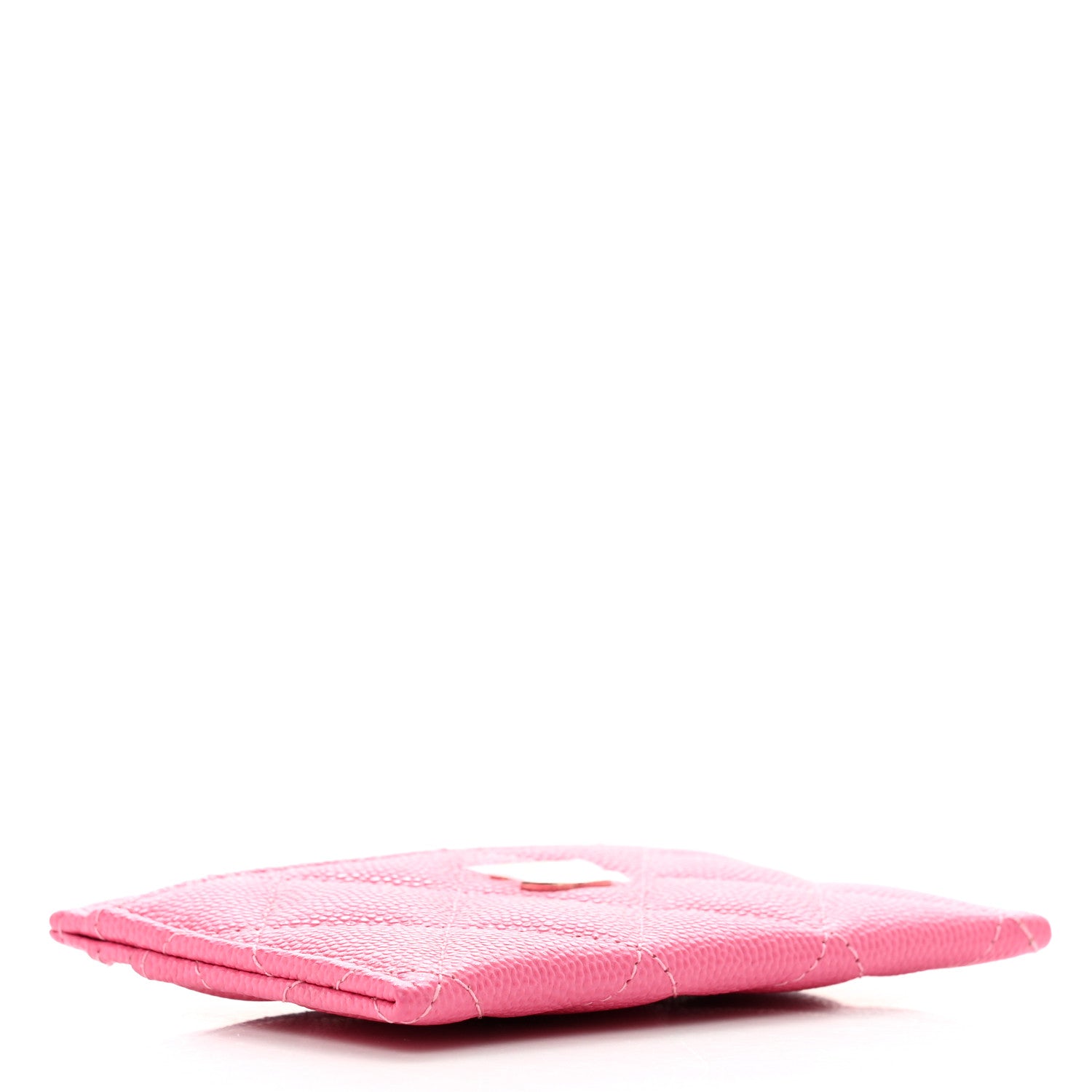 Chanel Caviar Quilted Card Holder Pink 4 of 11
