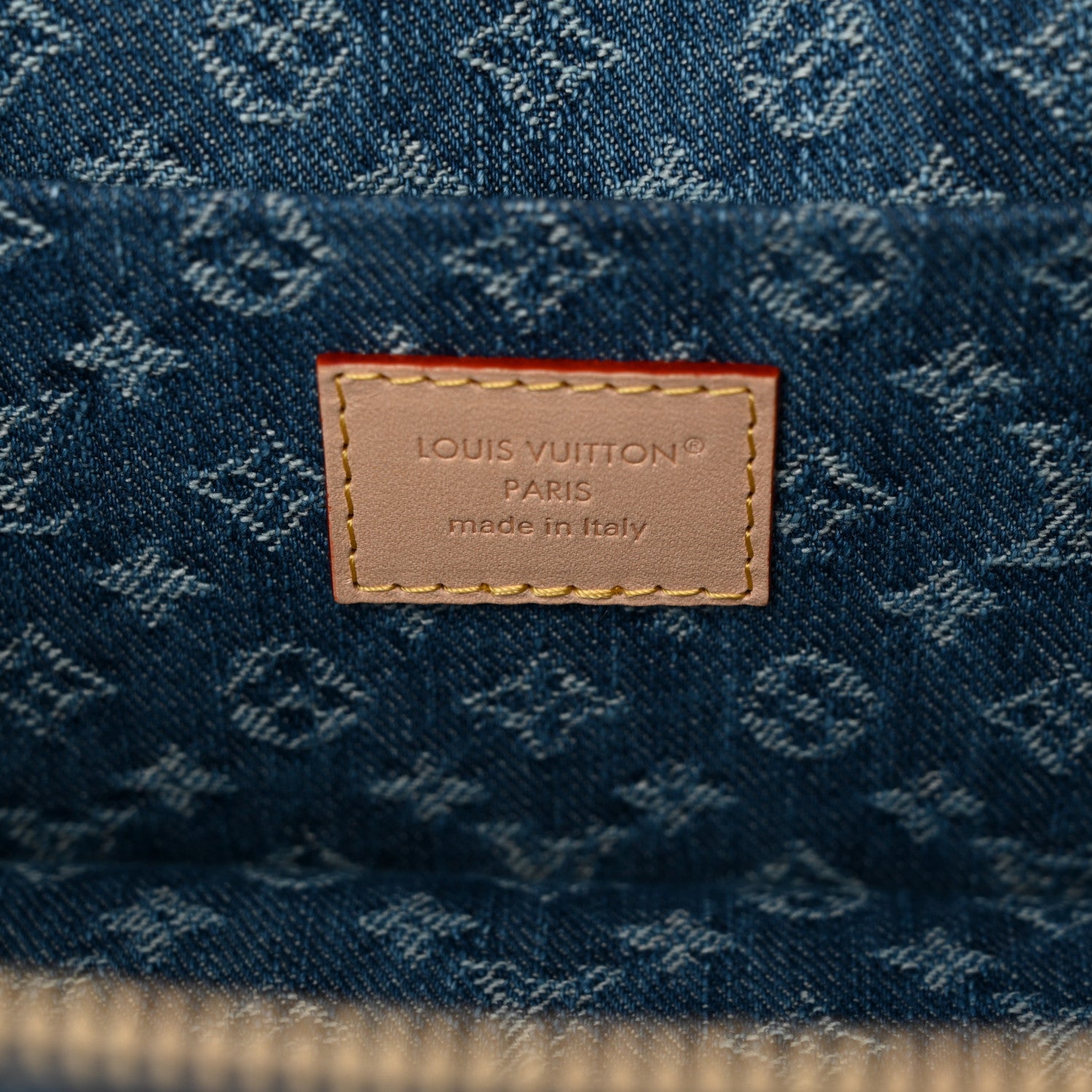 Louis Vuitton Monogram Denim Nice Mini Blue 5 of 7
