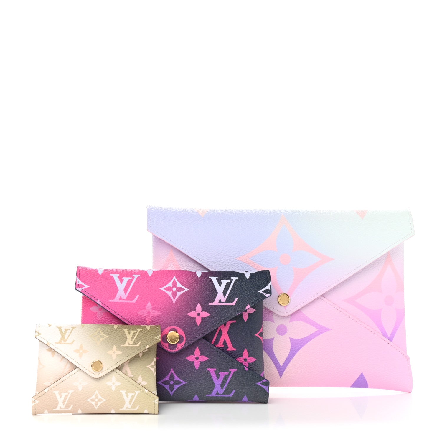 Louis Vuitton Monogram Giant Spring In The City Large Kirigami Pochette Sunrise Pastel 4 of 8
