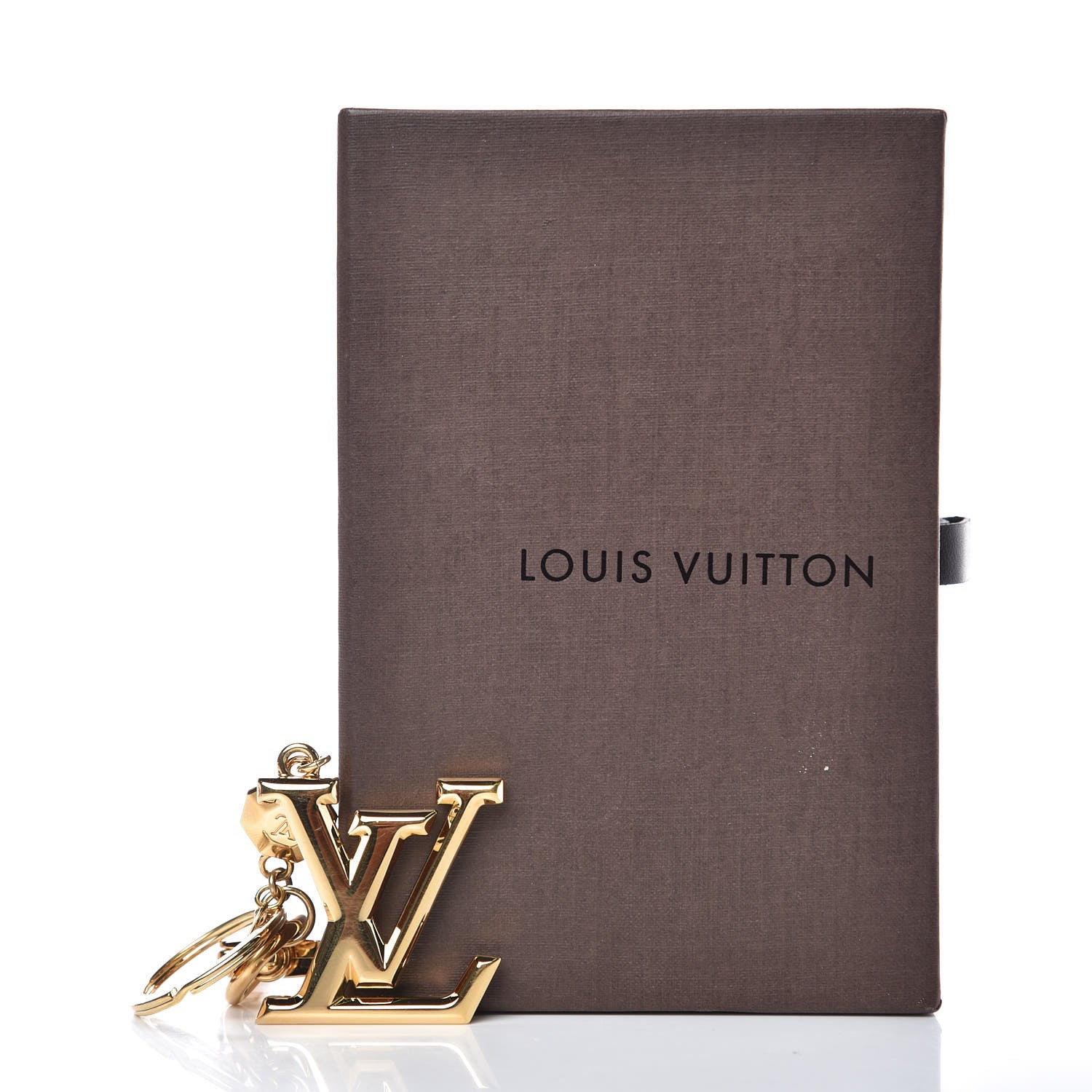 Louis Vuitton LV Facettes Bag Charm Key Holder Gold 3 of 3