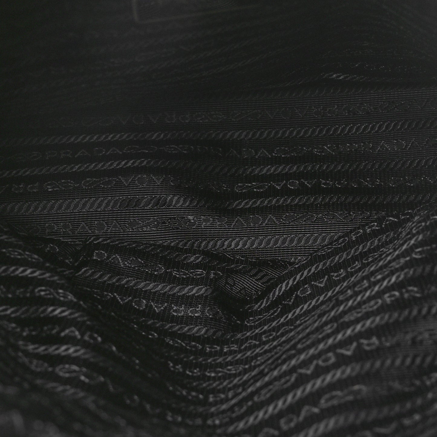 Tessuto Nylon Saffiano Small Tote Black