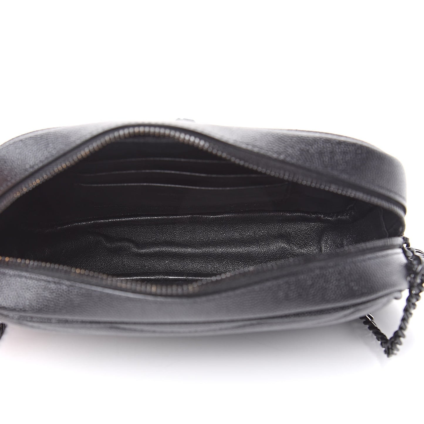 Grain De Poudre Matelasse Monogram Mini Lou Camera Bag Black
