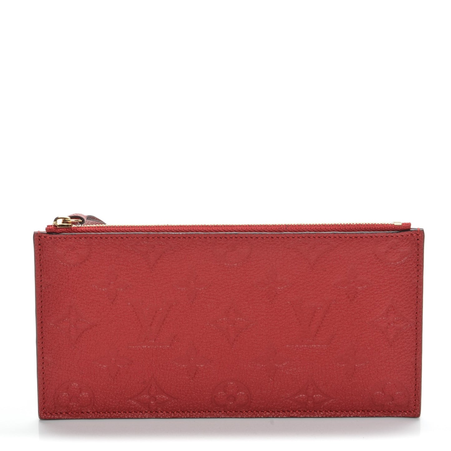 Empreinte Felicie Chain Wallet Zippered Insert Cherry