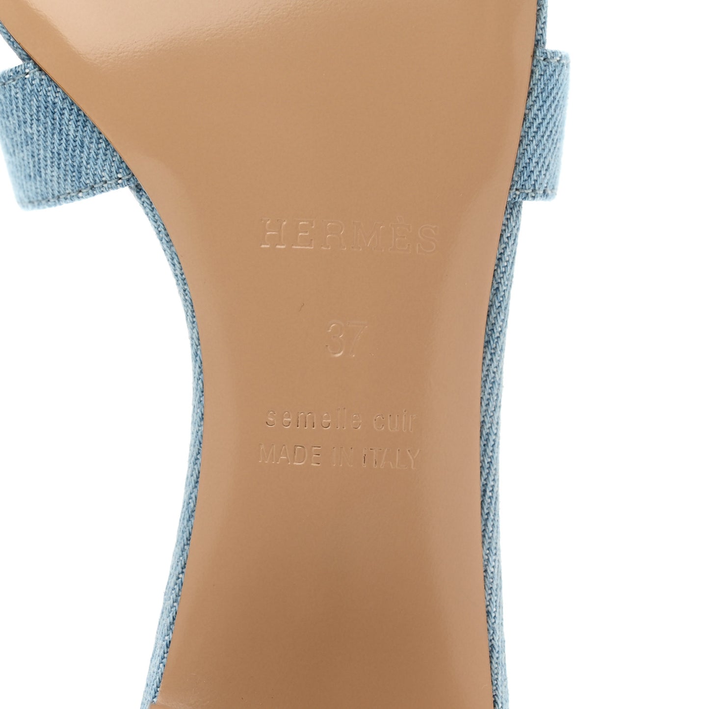 Denim Oasis Sandals 37 Bleu Clair