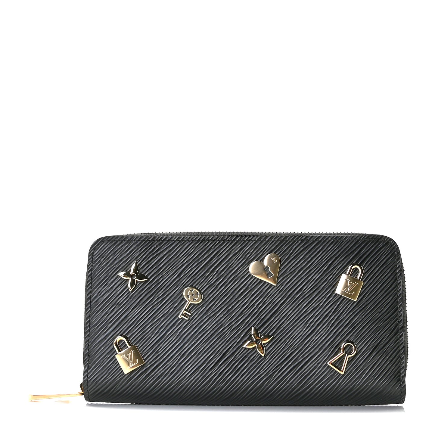 Epi Love Lock Zippy Wallet Black