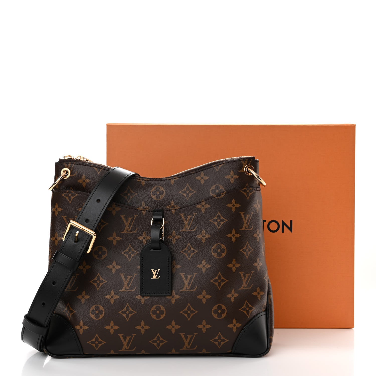 Louis Vuitton Monogram Odeon MM Black 10 of 10